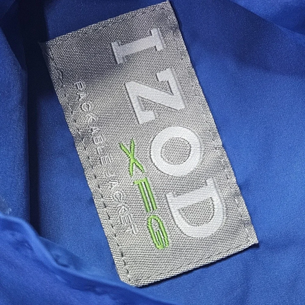 IZOD Golf Men's XL Blue Windbreaker Jacket Full Zip Hooded Performance